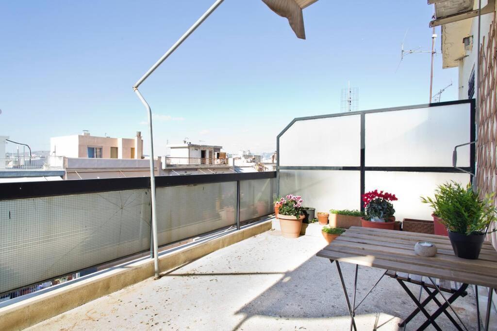 Rooftop Athens Central Studio Luaran gambar